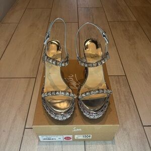 Christian Louboutin pira ryad 110 wedge heels (size 40)